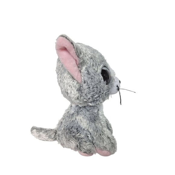 Lumo Stars Katti Grey Cat Plush Toy Big Blue Eyes Stuffed Animal 2018 7" - Picture 2 of 5